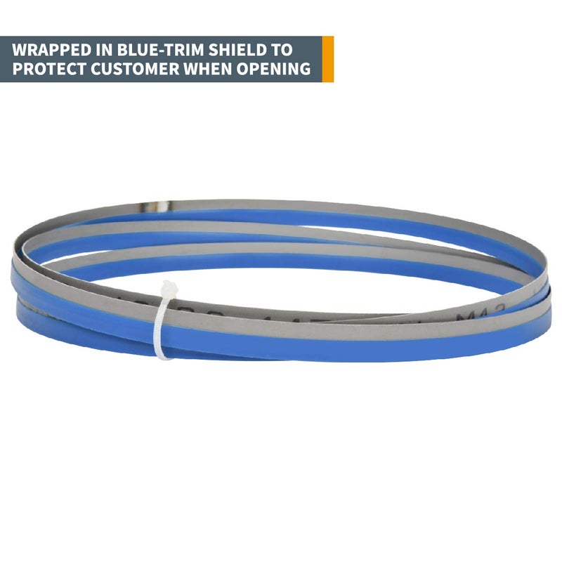 POWERTEC 80 Inch Bi-Metal Bandsaw Blades, 1/2" x 14 TPI Non-Ferrous Metal Cutting Band Saw Blades for Craftsman 22432, 9HT2433N & 9HT23331N 12" Band Saw, 1pk (13260) - Image 4